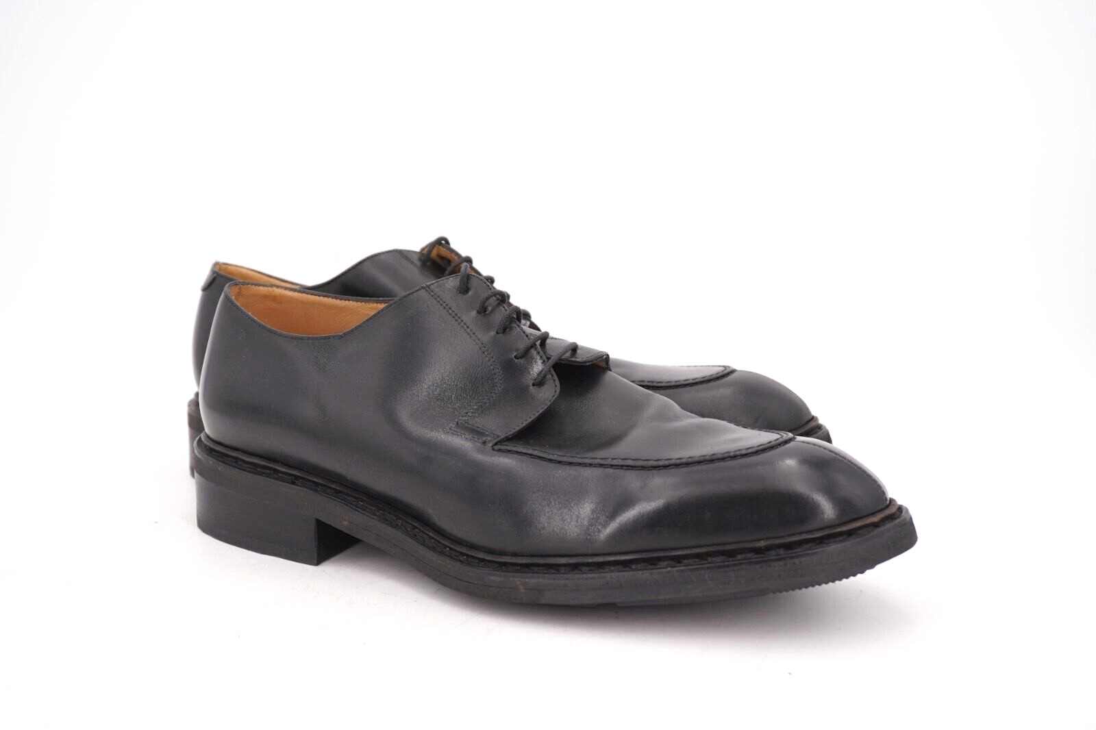 $550 | PARABOOT AVIGNON US 9 EU 42 BLACK LEATHER NORWEGIAN FRANCE image 2