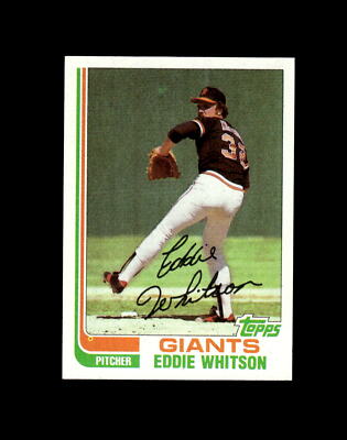 San Francisco Giants Eddie Whitson #656 Topps Baseball Near Mint