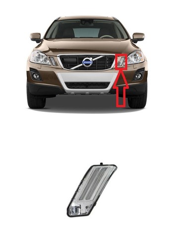NEU VORNE DRL LED LICHT LAMPE LINKS FÜR VOLVO XC60 2008 - 2013 31290873 - Bild 1 von 3