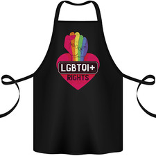 LGBTQI Rights Gay Pride Awareness LGBT Cotton Apron 100 Organic
