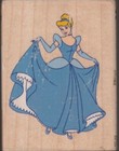 All Night Media CINDERELLA Rubber Stamp UNUSED 2 1/4 x 3 1/4 — photo 1