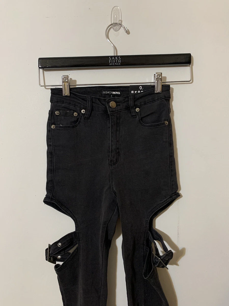 Black ripped best sale jeans size 0