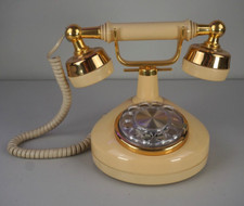 Vintage Western Electric Beige French Princess Rotary House Telephone Not Tested