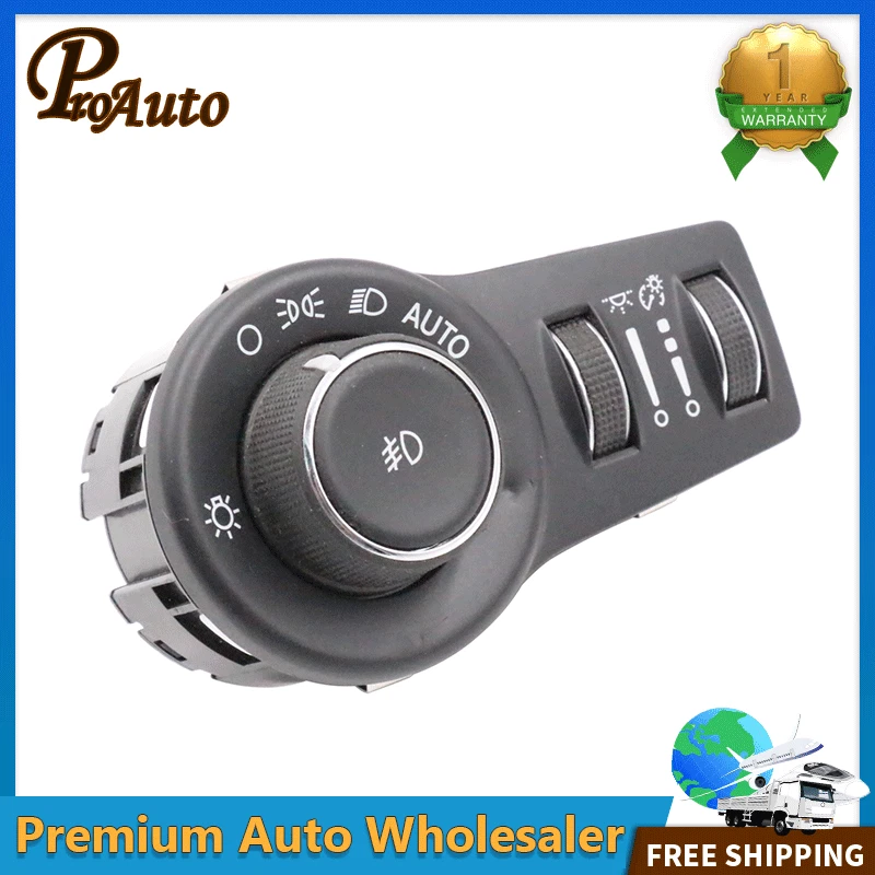 Interruptor de control de faros 68154356AA para Chrysler Pacifica Jeep Cherokee 2014-22 Foto 4 de 4