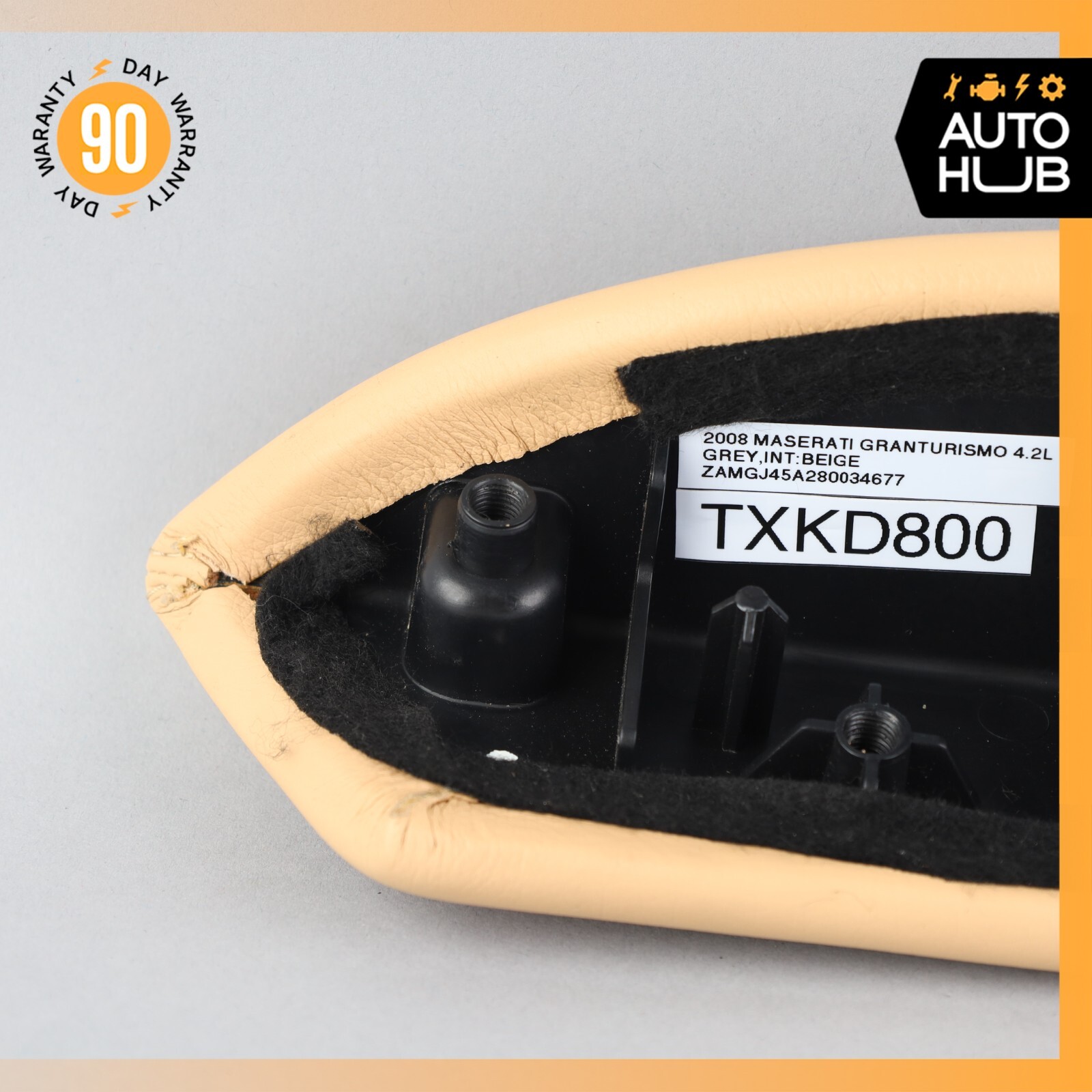 08-17 Maserati Granturismo M145 Rear Right Interior Door Panel Armrest OEM