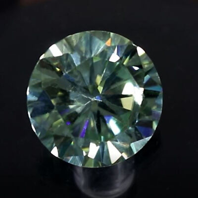 EGL Certified 15.5ct Round Cut Loose Blue Moissanite For Customizing Jewelry