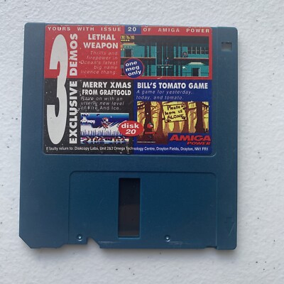 AMIGA POWER DEMO FLOPPY DISC - Ausgabe 20