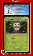 McDonald's Collection 2017 Rowlet Confetti Holo 1 CGC 6 on eBay