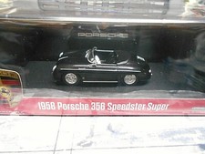 PORSCHE 356 Super Speedster Cabrio 1958 black schwarz Greenlight 1:43