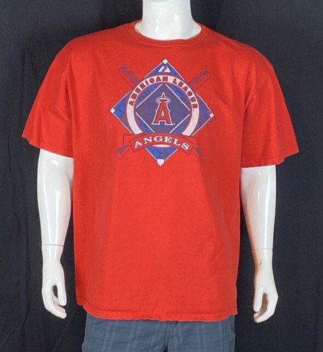 Angels MLB Baseball American League Majestic Brand Red T Shirt, Men's Size XL - Bild 6 von 6