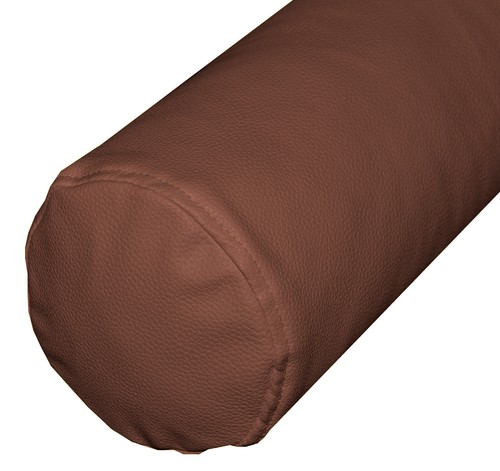 Tailor Made(Cover Only) Faux Leather Sofa Long Tube Bolster Yoga Pillow Case Pb4 - Picture 9 of 10