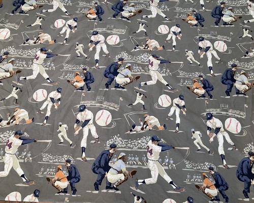 Pottery Barn Kids Vintage Baseball Duvet Cover Full Queen Organic Cotton "AS IS"