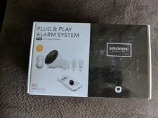 SMANOS WIFI Plug  Play ALARM SYSTEM W100 New in Box - w/Motion Detector