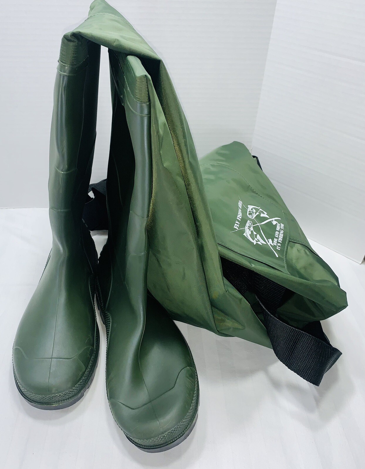Fly Fishing Hero Chest Waders With Boots Hunting Waders Unisex Size 12