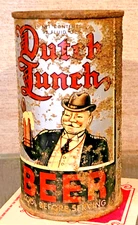1936 DUTCH LUNCH IRTP FLAT TOP BEER CAN GRACE SANTA ROSA CALIFORNIA OI EMPTY..
