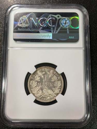1904 D MS64 Germany Silver Mark NGC KM 14 - Picture 2 of 2