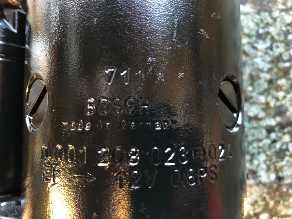 Starter Opel Kadett Rallye Bosch 0001208023 fabricante de equipamento original restaurado 1968-1972 1202033 - Imagem 2 de 4