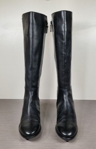 Cole Haan Rockland Tall Boot, Black Leather, Womens Size 8 B - Picture 2 of 12