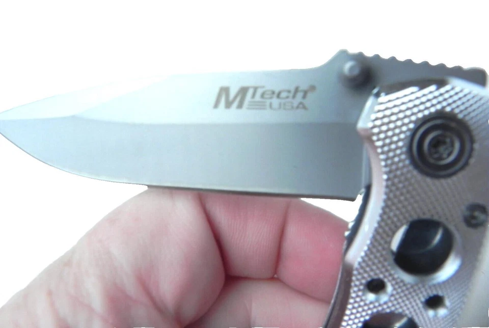 Faca dobrável tática externa MTech EUA corte diamante Linerlock MT077S - Imagem 4 de 4