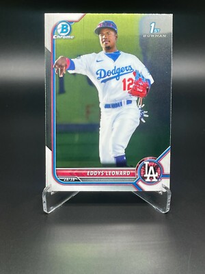 2022 Bowman Eddys Leonard Chrome 1st  Dodgers BCP-57 - Free Shipping