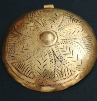 HUGE ANCIENT VIKING ERA NORSE BRONZE SOLAR AMULET RUNIC ENGRAVINGS