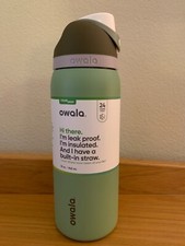 Owala "Frankie" 32oz Free Sip COLOR DROP Sage Green, Brown, Lavender, White
