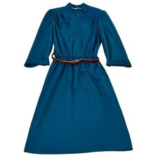 Act I Women's Vintage Belted Long Dress 7/8