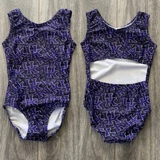 NEW Custom University of Kentucky Wildcats UK Open Back Gymnastics Leotard