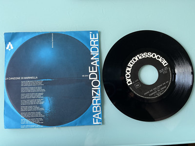 Vinyl 45 Runden Fabrizio De André - Das Lied von Marinella / Liebe, die kommt, PA