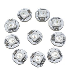 10pcs Mini PCB Board WS2812B WS2811 IC 5050 RGB LED 10mmx3mm 5V SMD light Sample