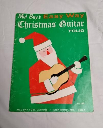 Mel Bay's Easy Way Christmas Guitar Folio 1966 VTG Song Book Carols Sheet Music - Picture 2 of 7