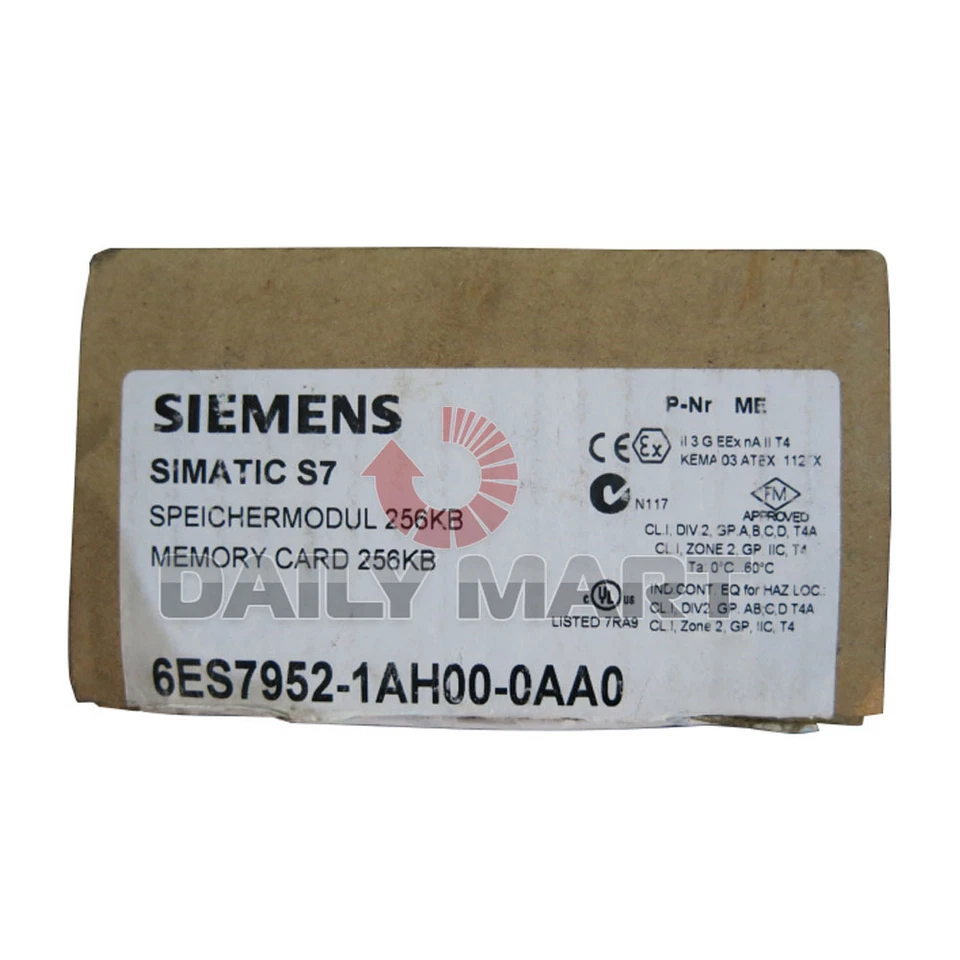 Siemens 6ES7 952-1AH00-0AA0 SIMATIC S7 TARJETA DE MEMORIA RAM PARA S7-400 LONG VER 256KB Foto 3 de 3