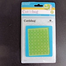 CUTTLEBUG Provo Craft Moroccan Screen A2 Embossing Folder Background 37-1909