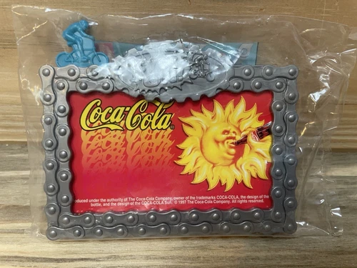 1997 Cycle On Wendy's Coca-Cola Kids Meal License Plate NEW