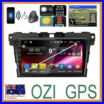 MAZDA CX7 2006-2012  GPS WIRELESS CARPLAY ANDROID AUTO DAB+ DVR TPMS ODB CAMERA