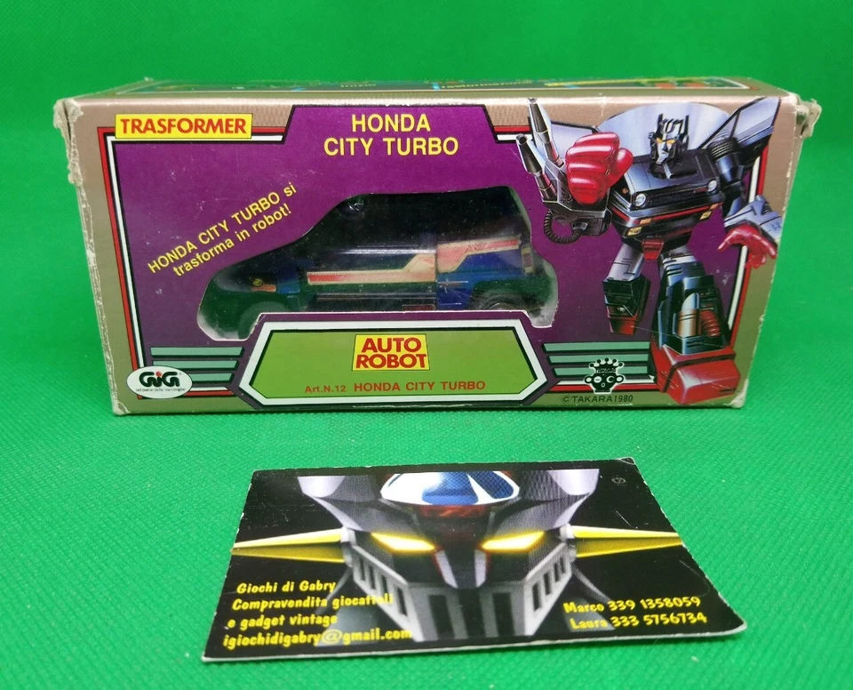 Pretransformadores Diaclone N°12 Transformer Honda City Turbo, takara 1980 Japón Foto 2 de 4