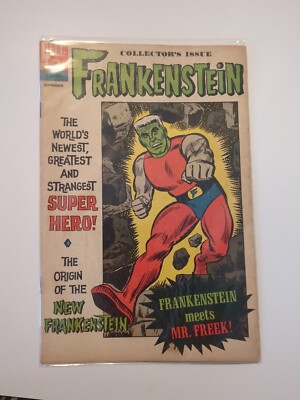 FRANKENSTEIN #2   1st DELL SUPER-HERO Issue!   ORIGIN Story!     1966