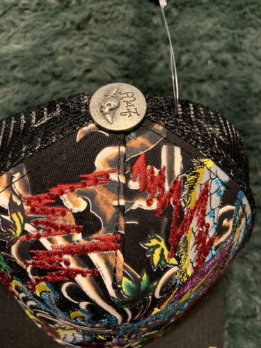 Ed Hardy Unisex Bling Dragon Adjustable Hat - Picture 4 of 6