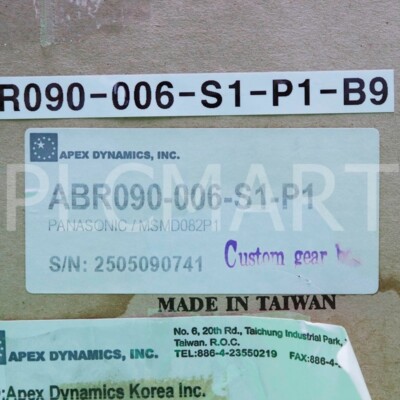 (NEW/Other)APEX ABR090-006-S1-P1-B9 6:1 Reducer Special type Free Intl' Shipipng