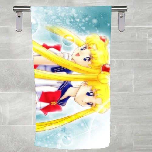 Best Seller!!! Cartoon Anime Sailor Moon Bath Towel 30"x56" (One Side) - Picture 1 of 3
