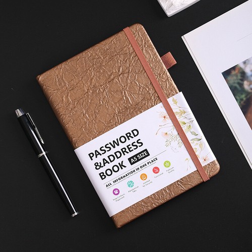 Password Book Hardcover Journal Notebook Internet Address & Password Organizer - Picture 10 of 18