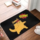 Karate Cat Doormat Living Room MatLovely little animals Hallway Carpet Entrance 