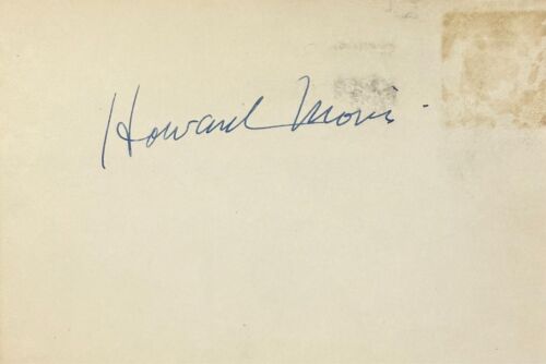 HOWARD MORRIS Autogramm signed 4" x 6" KARTEIKARTE The Andy Griffith Show SCHAUSPIELER