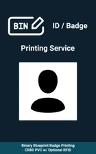 Full Color Customized PVC ID Card Badge Printing Service