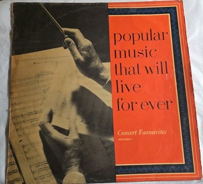 Popular Music That Will Live For Ever Concert Favourite Record 1 Great Condition