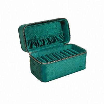 Schmuck Organizer Box Reißverschluss Armband Aufbewahrungsbox Sicher für Kommode