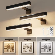 Picture Lights for Wall, Rechargeable Picture Light Battery Operated, 3 Color...