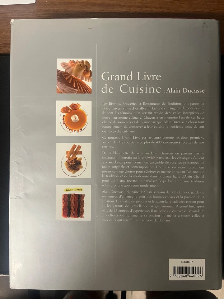 Grand livre de cuisine Bistrots, Brasseries Alain Ducasse Foto 2 de 2