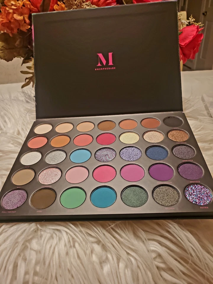 Morphe x Nikita Dragun Artistry Palette imited Edition 35-Pan Eyeshadow Palette! - Image 4 of 4