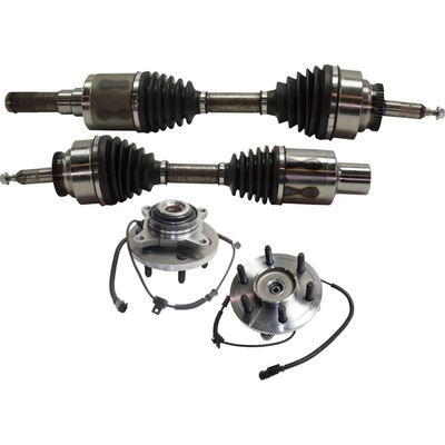 Front Suspension Kit For 2011-2014 Ford Expedition 4WD Wheel Hub Axle Assembly
